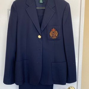 Ralph Lauren Navy Blazer and Pants